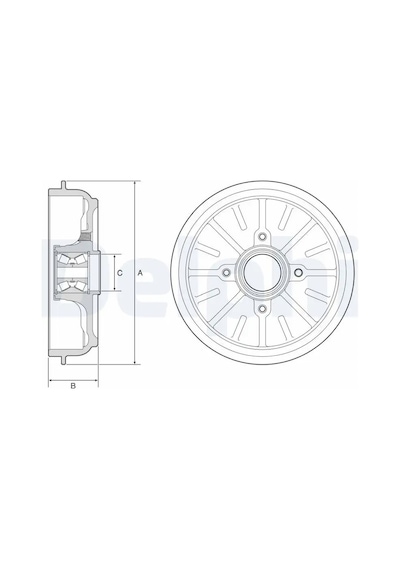 Citroen C-elysee Fren Kampanasi 2012-2024 Delphı Bfr576