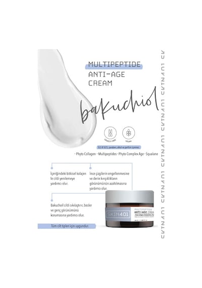 Skin401 Multipeptit Bakuchiol Cream 50 ML