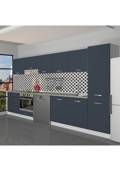 Decoraktiv Elite 325 Ankastre Fırın Modüllü Mdf Hazır Mutfak Dolabı - Tezgah Dahil - Antrasit Decoraktiv Elite 325 Ankastre Fırın Modüllü Mdf Hazır Mutfak Dolabı - Tezgah Dahil - Antrasit