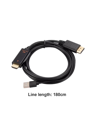 Hdmı Dan Displayport A Yüksek Çözünürlük Aktarımı 4k Destekli Kablo