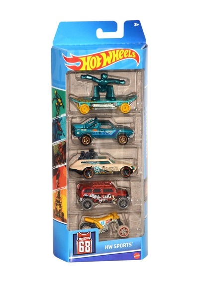 1806 Hot Wheels 5'li Araba Seti / +3 Yaş - 1 Adet Stokta Olan Gönderilir