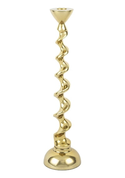 Mikasa Moor Twist Gold Metal Mumluk 9x35cm Gold