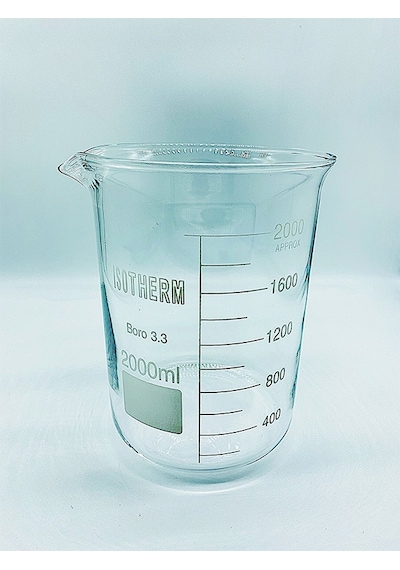 Cam Beher Dereceli Borosilikat 2000ml - 2 Adet