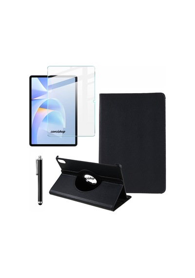 Huawei Matepad 11.5 2025 11.5 İnç Uyumlu Modeliyle 360 Dönerli Tablet Kılıfı 3lü Set Arka Kapak