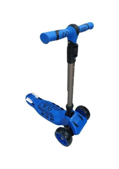 Cool Wheels Led Işıklı Katlamalı 3 Tekerlekli Twist Çocuk Scooter Mavi - Maxi Boy Mavi