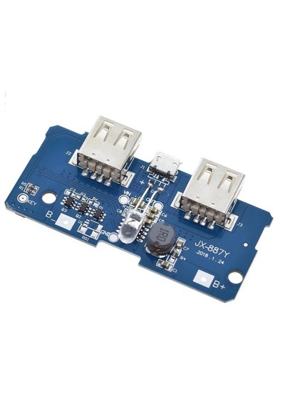 Çift Usb Girişli 5v 2a Powerbank Modülü
