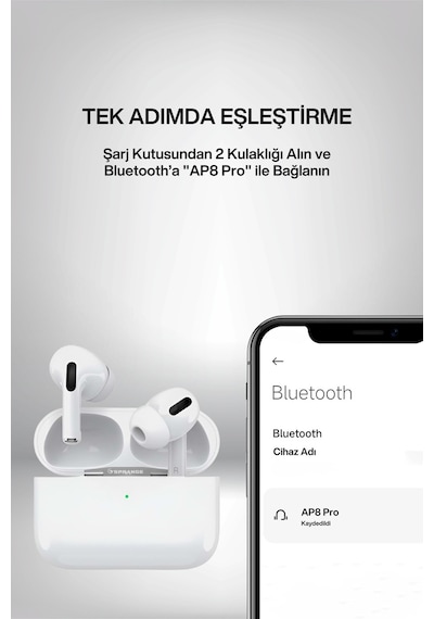 Sprange AP8 Pro Bluetooth 5.2 Kulak İçi Kulaklık