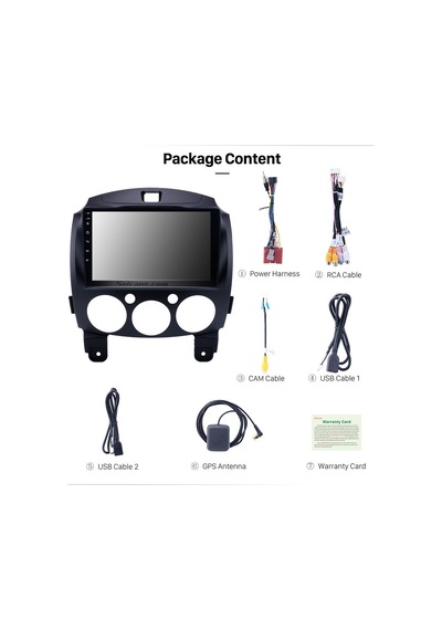 Mazda 2 2010+ Multimedya Navigasyon Usb Kamera Carplayer