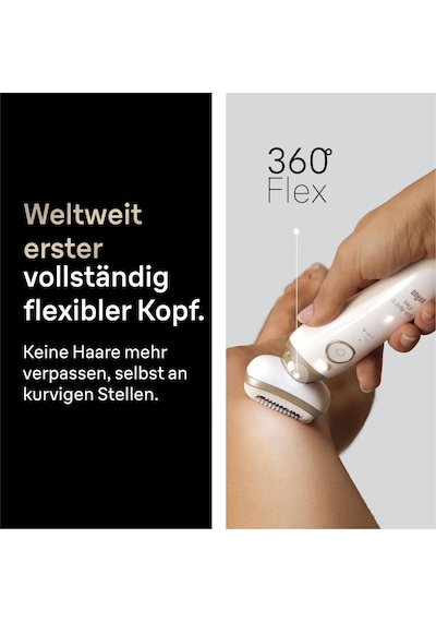 Kadınlar İçin Braun Silk Épil 9 Flex Epilatör, Kolay Epilasyon İçin 360 Esnek Başlık, Islak Ve Kuru, Uzun Ömürlü Pürüzsüz Cilt, Su Geçirmez - Dahil. Tıraş Ve Düzeltme Aparatı - 9-041 3d, Altın Kadınlar İçin Braun Silk Épil 9 Flex Epilatör, Kolay Epilasyon İçin 360 Esnek Başlık, Islak Ve Kuru, Uzun Ömürlü Pürüzsüz Cilt, Su Geçirmez - Dahil. Tıraş Ve Düzeltme Aparatı - 9-041 3d, Altın