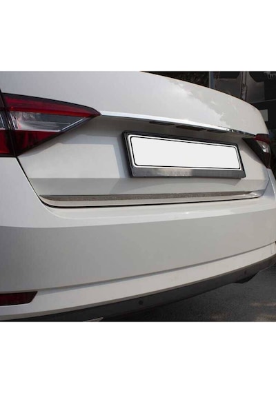Skoda Süperb B3 Krom Bagaj Alt Çıta 2015-2020 Arası P.Çelik