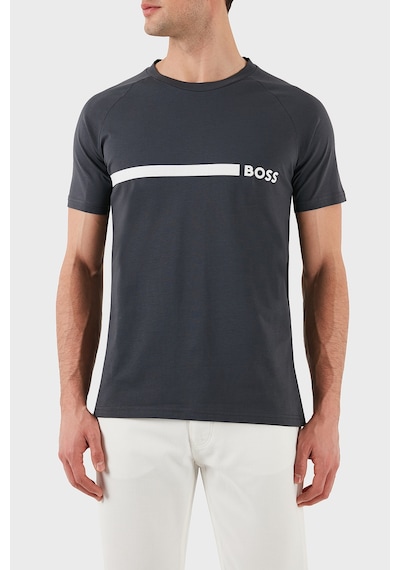 Boss Erkek T Shirt 50517970 011 Antrasit Antrasit