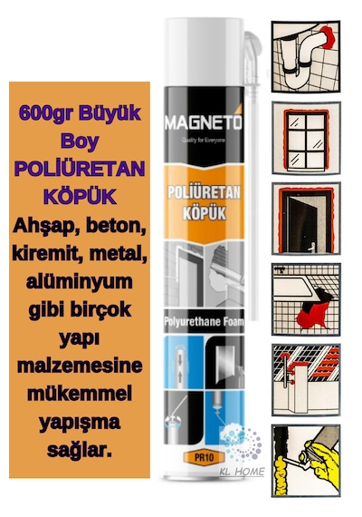 Pu Poliüretan Köpük 600 Gr