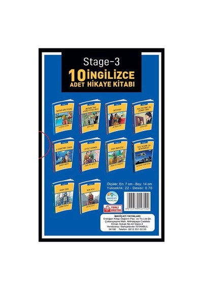 Stage-3 Ingilizce Hikaye Seti 10 Kitap Seti Maviçatı Yayınları