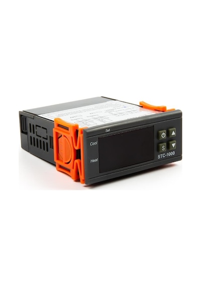 STC-1000 AC 110-220V 10A LCD Ekranlı NTC Sensörlü Sıcaklık Kontrol Modülü