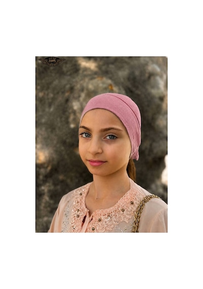 Aldaıyr Dikişli Hazır Pratik Geçmeli Düz Çocuk Boru Bone Pembe