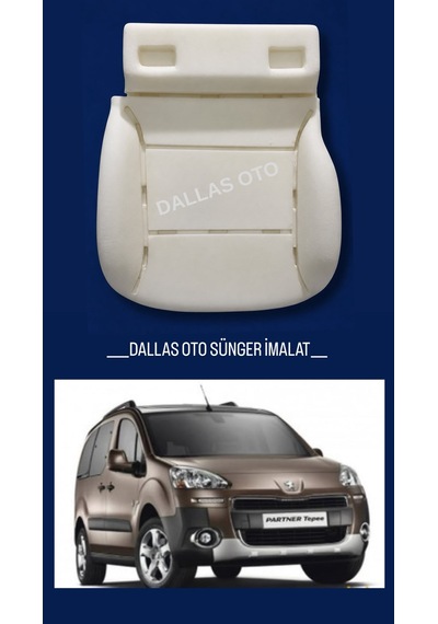 Peugeot Partner Tepe Uyumlu Koltuk Oturak Süngeri 2008-2018 1