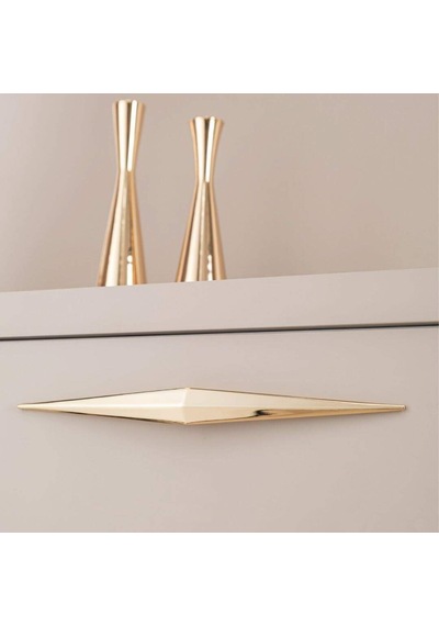 System Mobilya Kulbu Gold Renk 160mm Kulp Sy4175 0160 Gl Çok Renkli