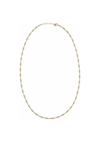 14 Ayar Bambu Dorika Altın Kolye 45+5 Cm T14786 Çok Renkli
