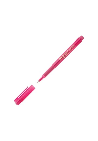 Faber Castell 1554 Broadpen Keçeli Kalem İnce Uç 0.8 Mm Pembe