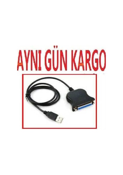 Usb Lpt Paralel Yazici Kablosu 4562A Nokta Vuruşlu Kablo Ara Bağl