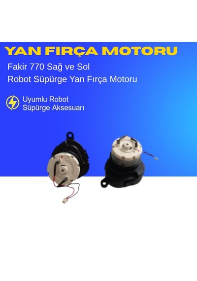 Fakir 770 Uyumlu Sağ Ve Sol Yan Fırça Motoru