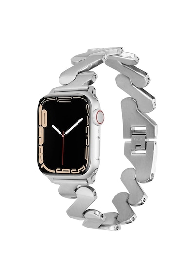 Apple Uyumlu  Watch 7 8 41mm Kordon Krd-80 Metal Bilezik Strap Kayış