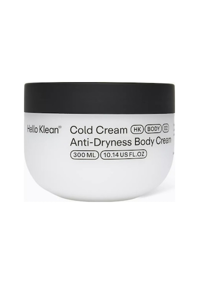 Hello Klean Cold Cream Kuruluk Karşıtı Vücut Kremi 300ml, Derinlemesine Nemlendirici