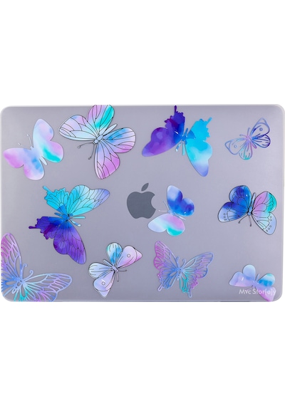 Apple Uyumlu MacBook Pro Kılıf 13 İnç M1-m2, Flower07nl Type-c'li Model A2338 A2289 A2251 A1706-08 A1989 A2159 İle Mor