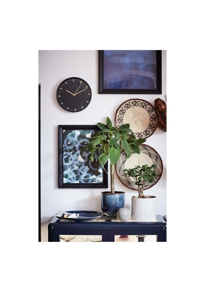 Ikea Skärıg Duvar Saati 26 X 4.5 Cm Mavi