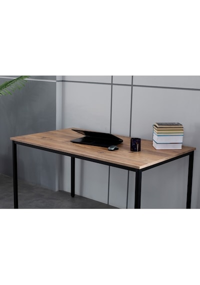 Arpelia Çalışma Masası 140x80x75 Cm Siyah Atlantik Çam Siyah - Atlantik Çam Arpelia Çalışma Masası 140x80x75 Cm Siyah Atlantik Çam Siyah - Atlantik Çam