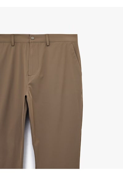 Koton Normal Bel Cepli Düğmeli Slim Fit Non Iron Esnek Kumaş Pantolon Vizon 6sam40085hw