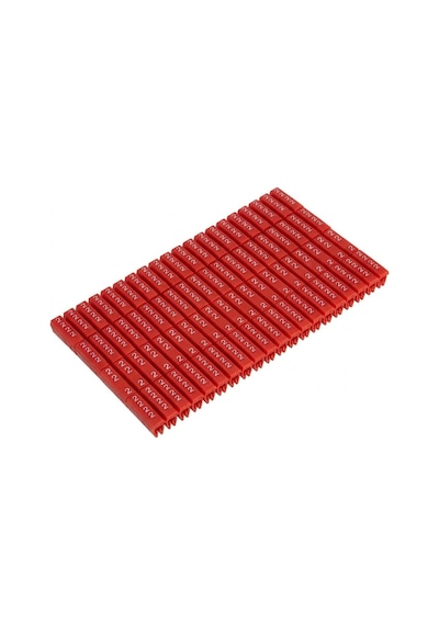 Onka Kcg01- 2 ,kırmızı/2-numara 400-adet 0.50mm²..1mm² Kablo Numaratör