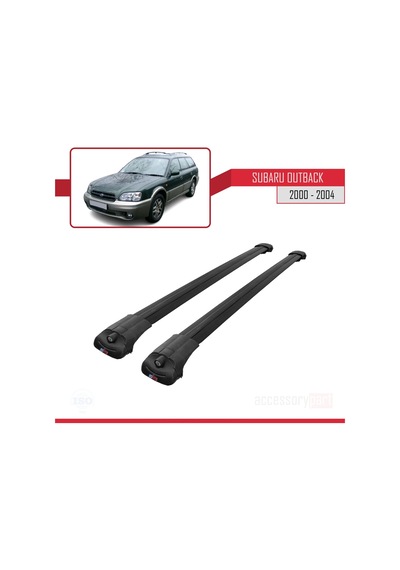 Subaru Outback 2000-2004 Arası İle Uyumlu Ace-1 Ara Atkı Tavan Barı Siyah