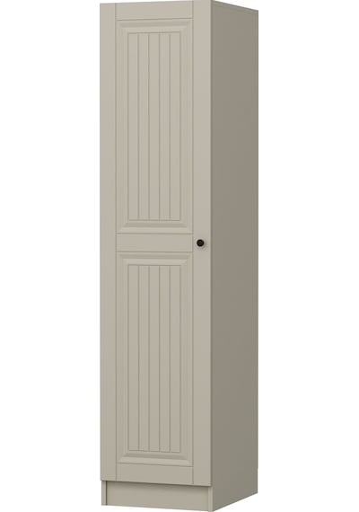 Minar Kale 1 Kapaklı Dolap İlkbahar Mebran 190cm - Kumtaşı/kumtaşı - Raflı Kumtaşı
