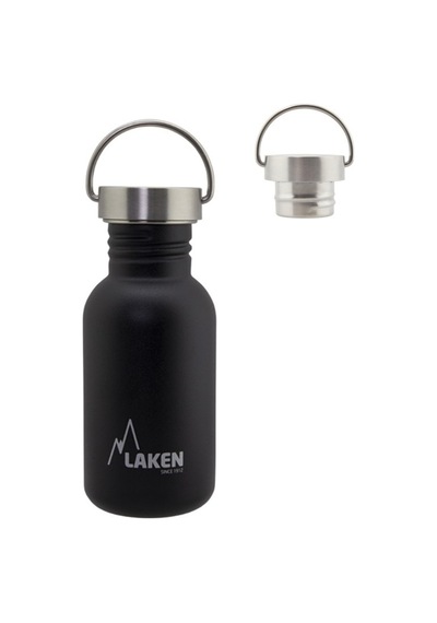 Laken 0,5L Basic Paslanmaz Çelik Matara Siyah
