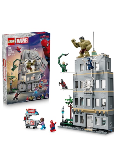 LEGO® ǀ Marvel Örümcek Adam ve Hulk’ın Destansı Çarpışması 76350 - 8+ Yaş için 6 Karakter İçeren Oyuncak Yapım Seti (534 Parça)