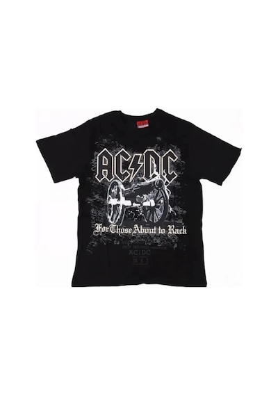 Ac/dc For Those About To Rock Tişört Siyah Çok Renkli