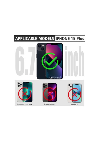 Apple iPhone Uyumlu 15 Plus Kılıf Kamera Lens Korumalı Logo Gösteren Arkası Şeffaf Kenarları Renkli Titanium Resimde Görünen