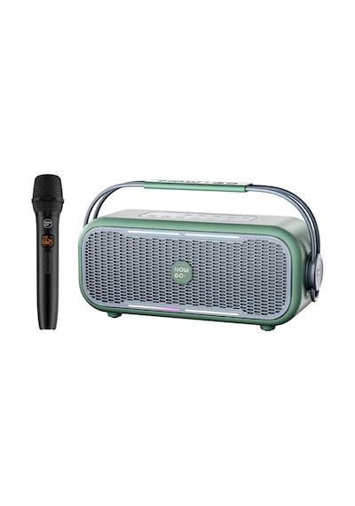 Nowgo C2 60w Taşınabilir Rgb Bluetooth Hoparlör Mikrofonlu Karaoke Parti Speaker Yeşil