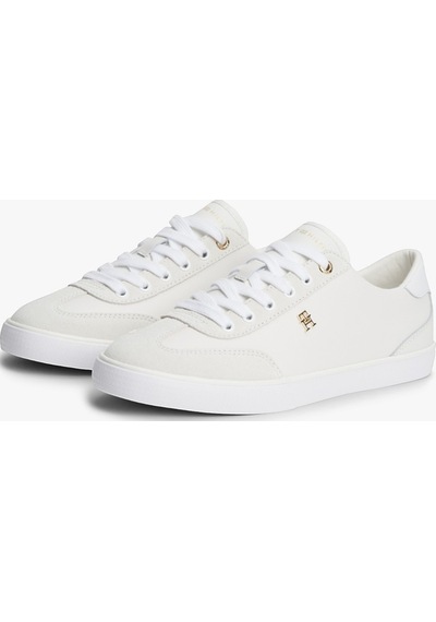 Tommy Hilfiger Th Chıc Low Vulc Kadın Beyaz Sneakers - Fw0fw09391