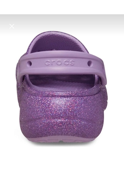 Crocs Baya Platform Glitter Clog Kadın Terlik Mor