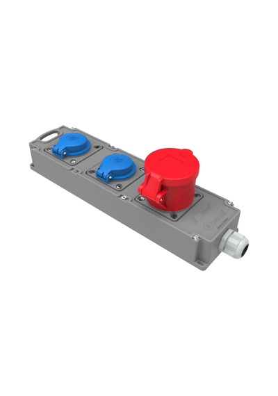 Bemis Cee Tri Box Grup Priz 5/32a. 380v. 1 Ad.+1/16a. 220v. 2 Ad.