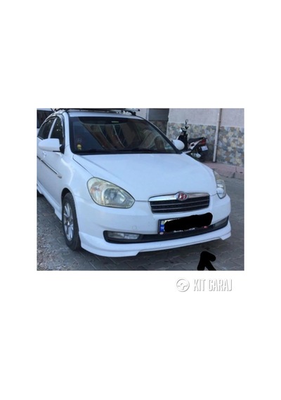 Kit Garaj Hyundai Accent Era Custom Ön Ek Boyasız Plastik Mat Siyah