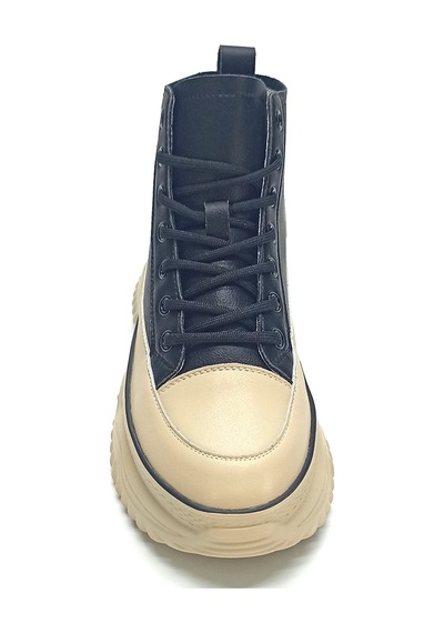 Gamelu 23kz Ginza Bilekli Kalın Taban Kadın Sneaker Siyah