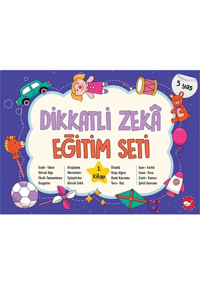 Dikkatli Zeka Eğitim Seti - 1. 5 Yaş - Qhdh-828838