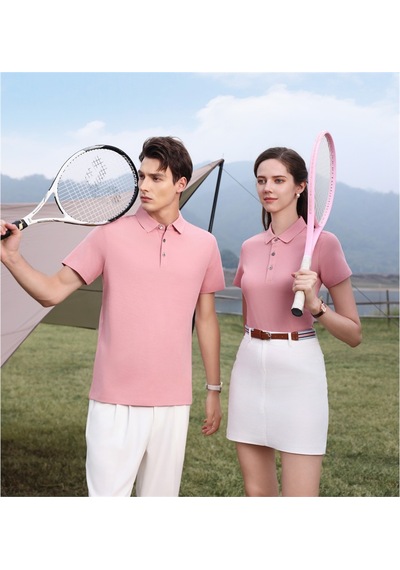 New Performance Premium Polo T-shirt %72,8 Pamuk %27,2 Polyester Pudra