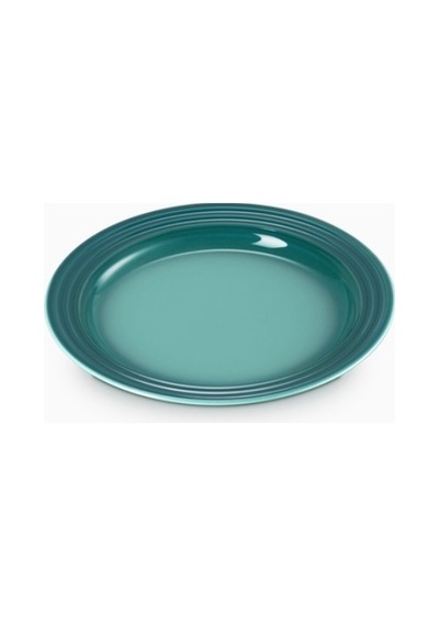 Le Creuset Renkli Dayanıklı Tasarım Seramik Kahvaltı Tabağı 22 Cm Turkuaz