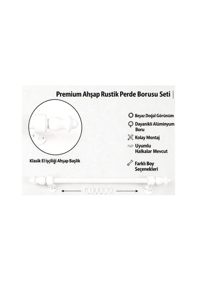 Beyaz Ahşap Rustik - Alüminyum Borulu Ahşap Başlıklı Ahşap Ayaklı Perde Askısı - Halkalı Klipsli Beyaz175cm - 865560222 Beyaz175cm Beyaz Ahşap Rustik - Alüminyum Borulu Ahşap Başlıklı Ahşap Ayaklı Perde Askısı - Halkalı Klipsli Beyaz175cm - 865560222 Beyaz175cm