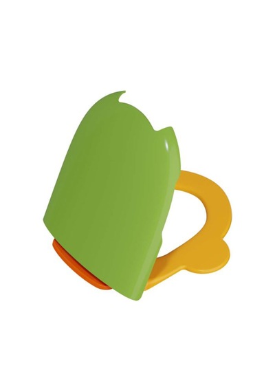 VitrA Sento Kids Klozet Kapağı 133-100-009 Duroplast - Üstten Sıkmalı - Yavaş Kapanır - Turuncu - Metal Menteşeli - Yeşil-sarı-turuncu