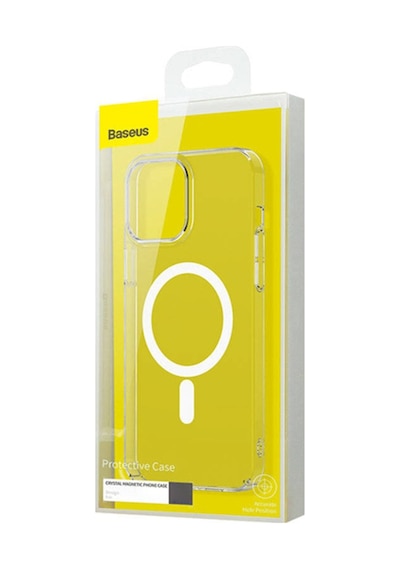 Baseus Crystal Apple Uyumlu iPhone 12 Pro Max Kilif Magsafe 536007556